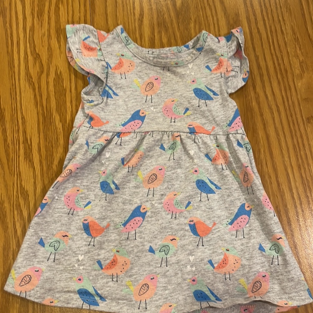 Jumping Beans Bird Dress 12 M
